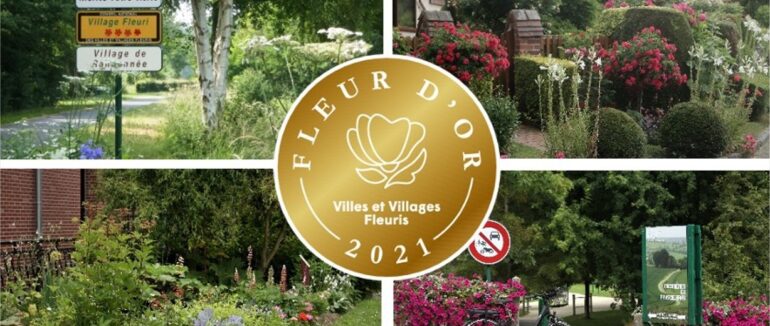 Mesnières en Bray vient d’obtenir la « Fleur d’or » du label Villes et villages fleuris