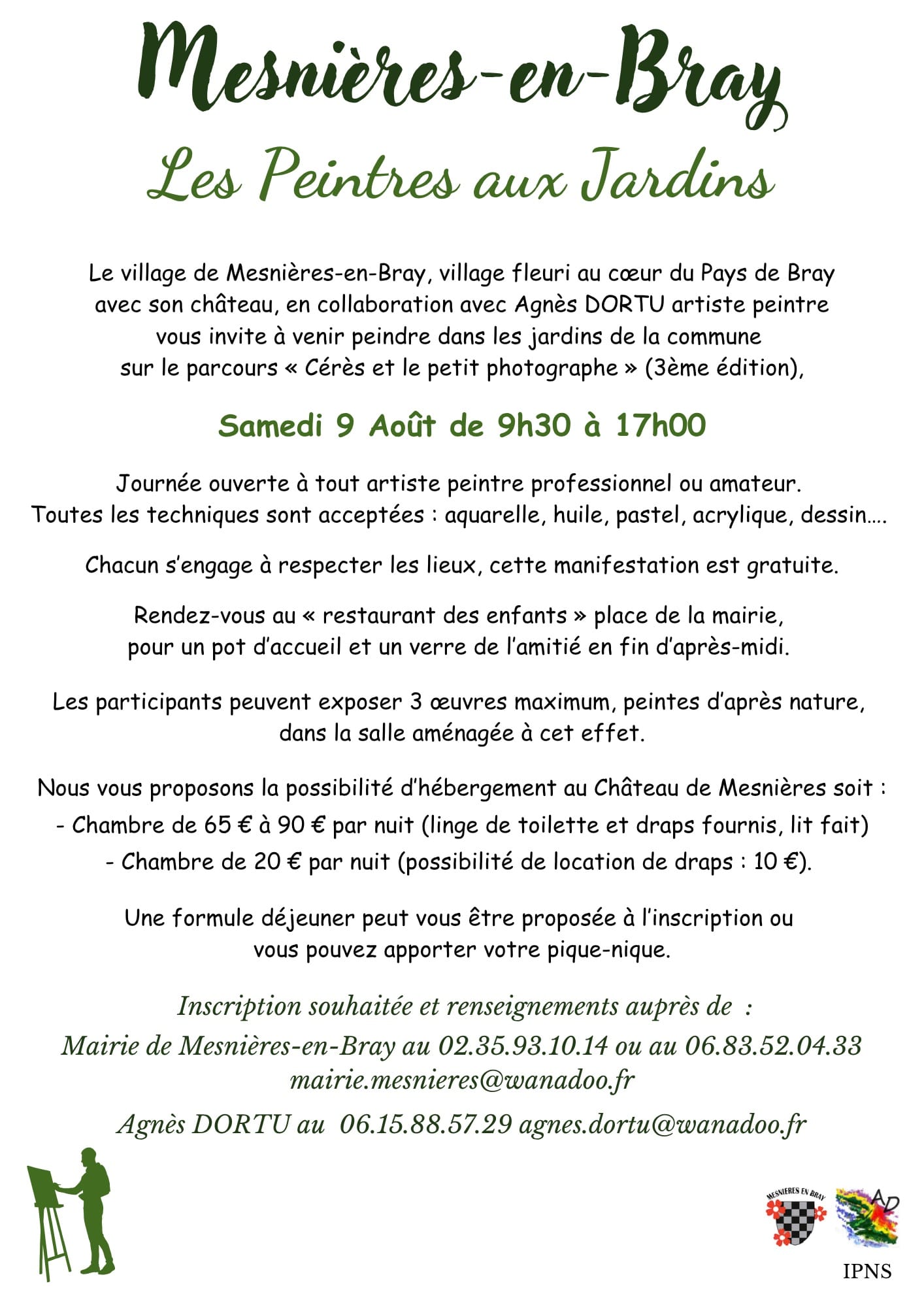 Les peintres aux jardins