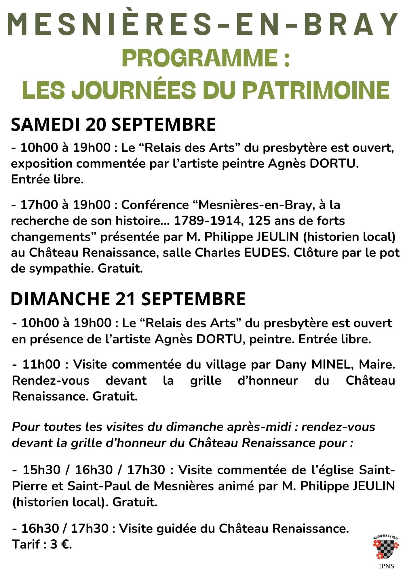 Journées du patrimoine