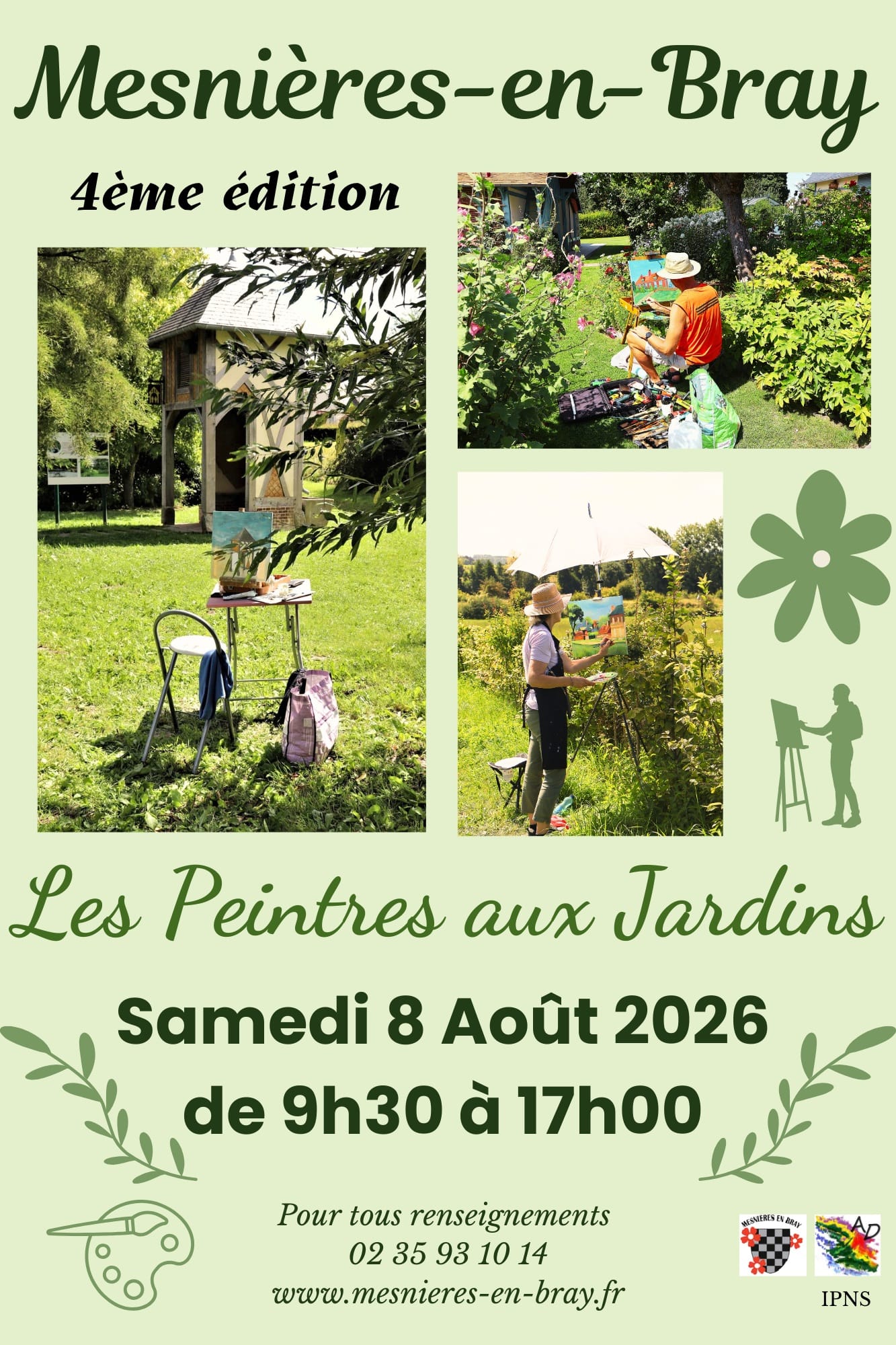 Les peintres aux jardins