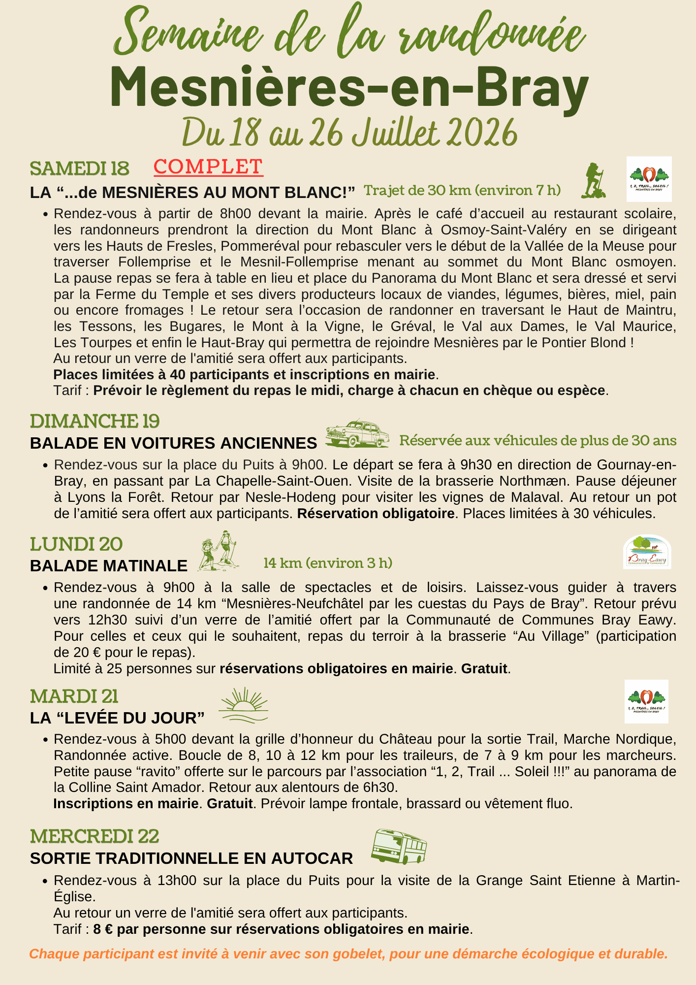 Semaine de la randonnée