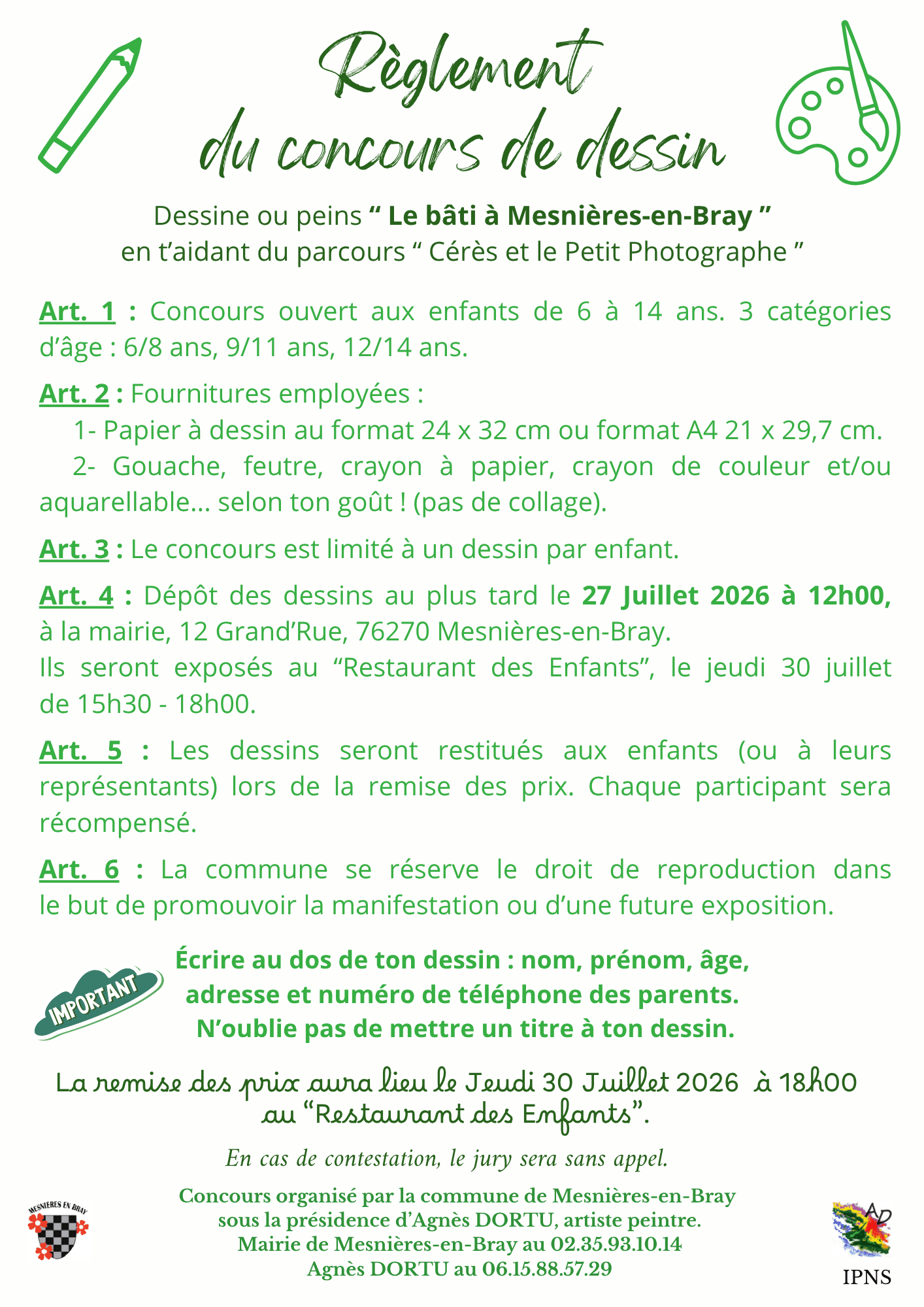 Concours de dessin