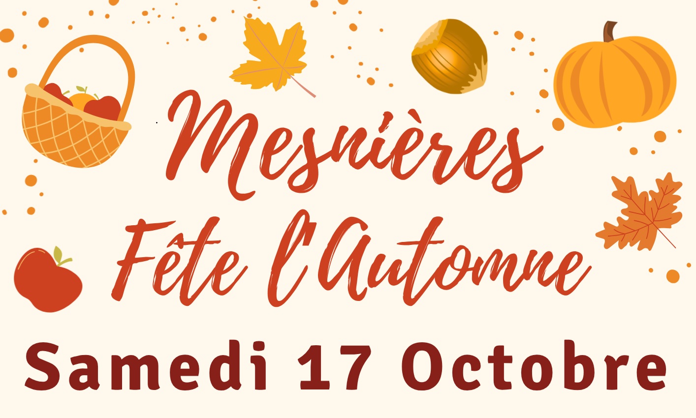 bandeau fête de l'automne